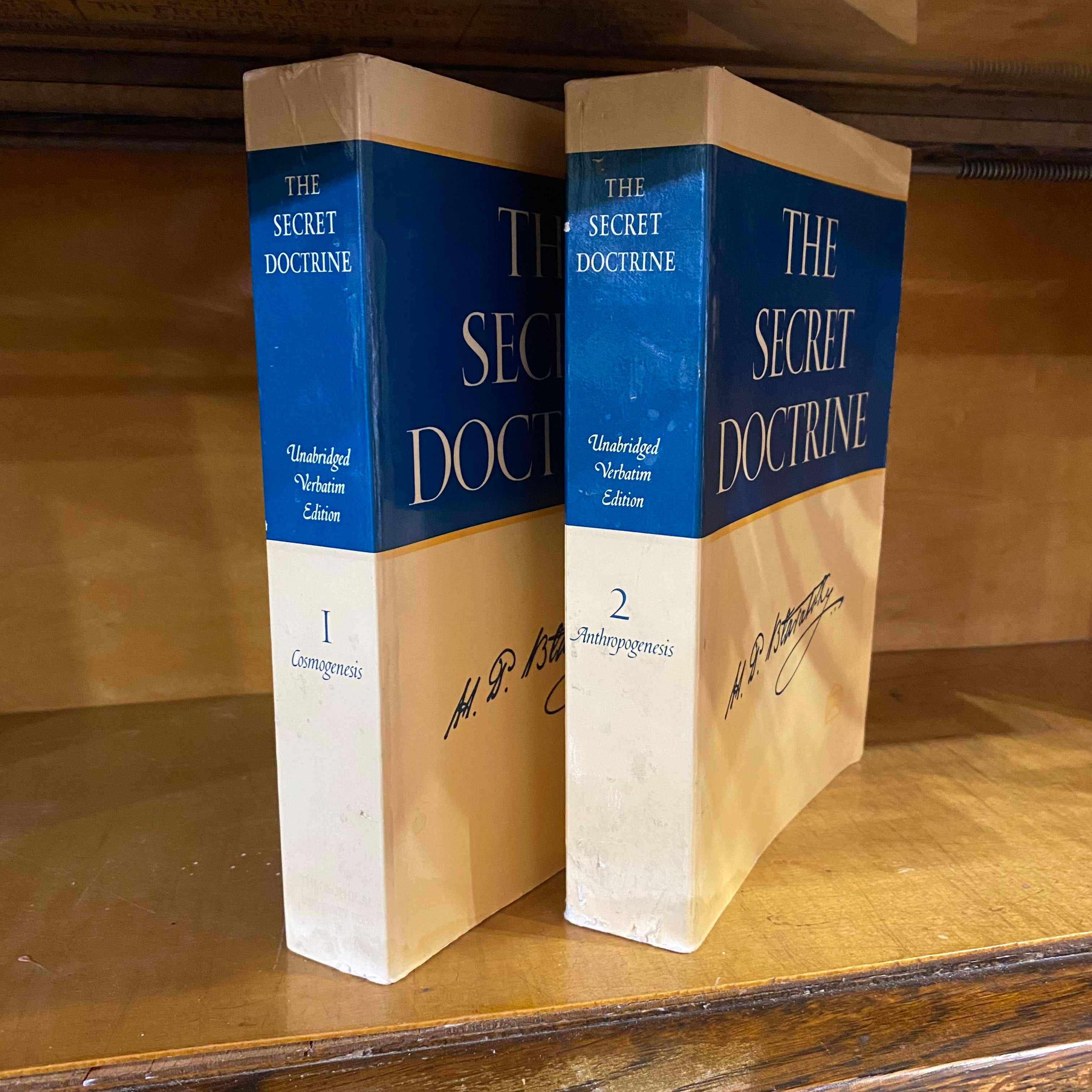 The Secret Doctrine – 2 Volume Set by Helena P. Blavatsky | Vintage Occult Philosophy & Theosophy Classic
