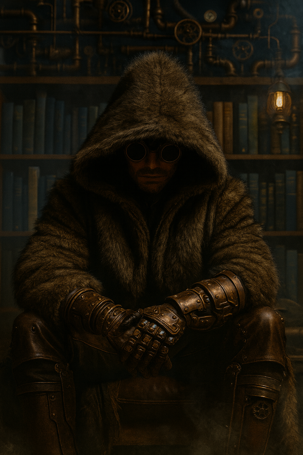 Idyllbeast Fur Coat - Genuine Synthetic Beast Fur