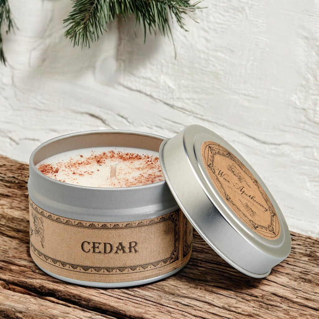 Cedar Botanical Candle Travel Tin