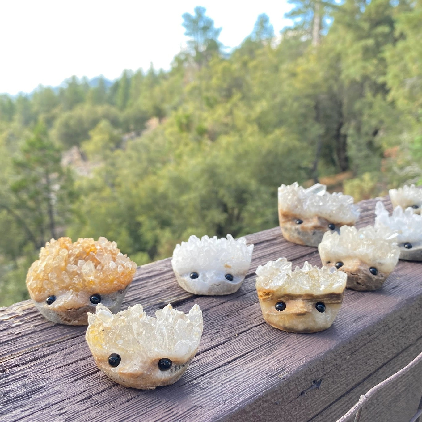 Sparkle Geode Buddy & Crystal Cluster Rock Friends