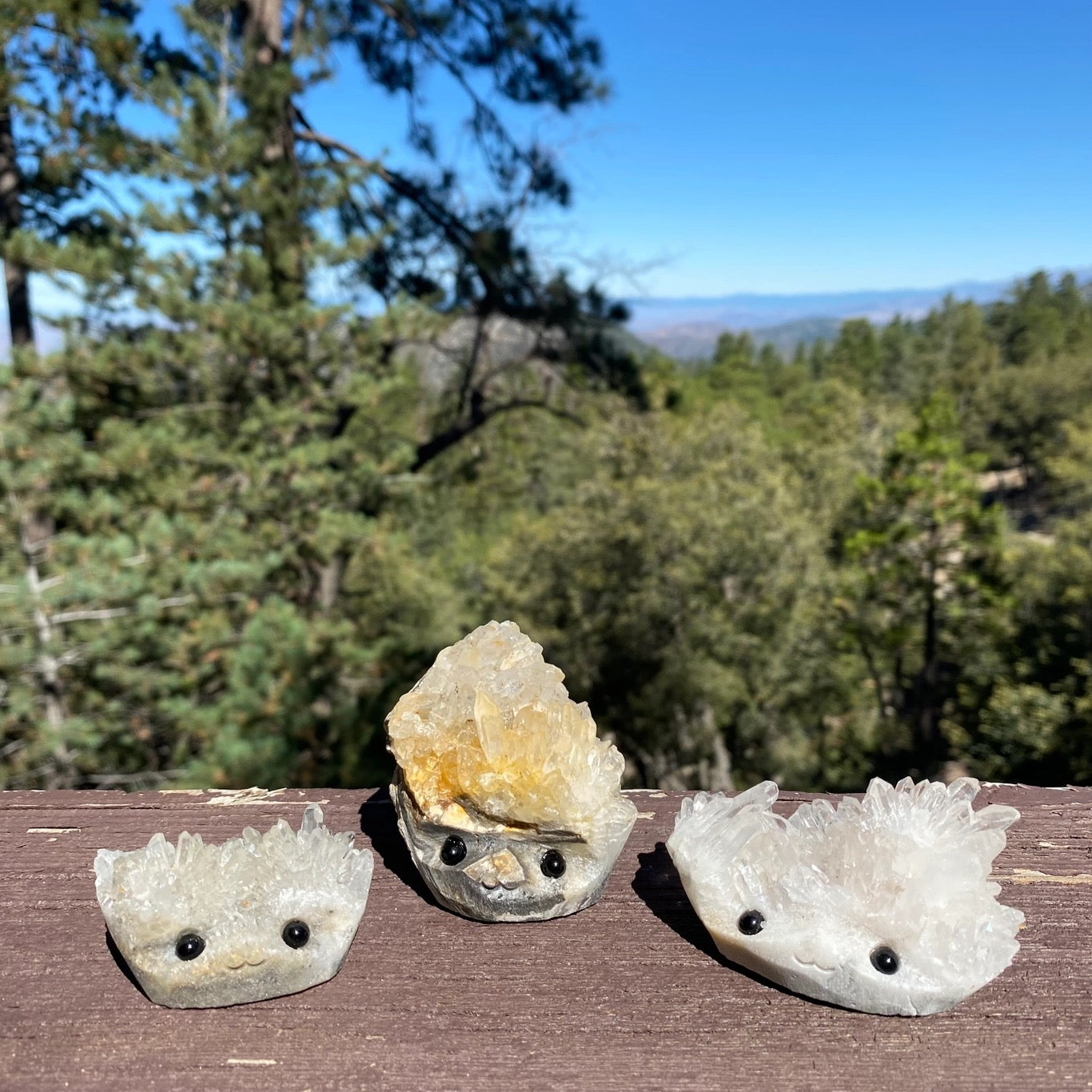 Sparkle Geode Buddy & Crystal Cluster Rock Friends