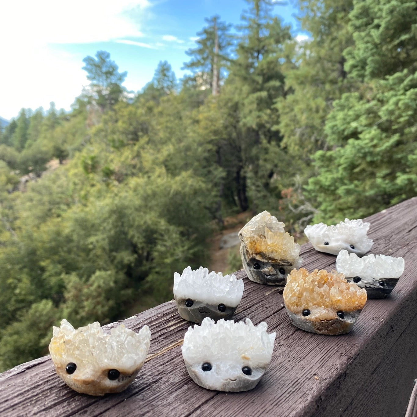 Sparkle Geode Buddy & Crystal Cluster Rock Friends