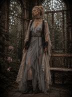 The Forgotten Manor : Cascade Wrap Gown