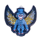 🐒 “The Flying Monkey” – Wizard of Oz Glass Art Ornament