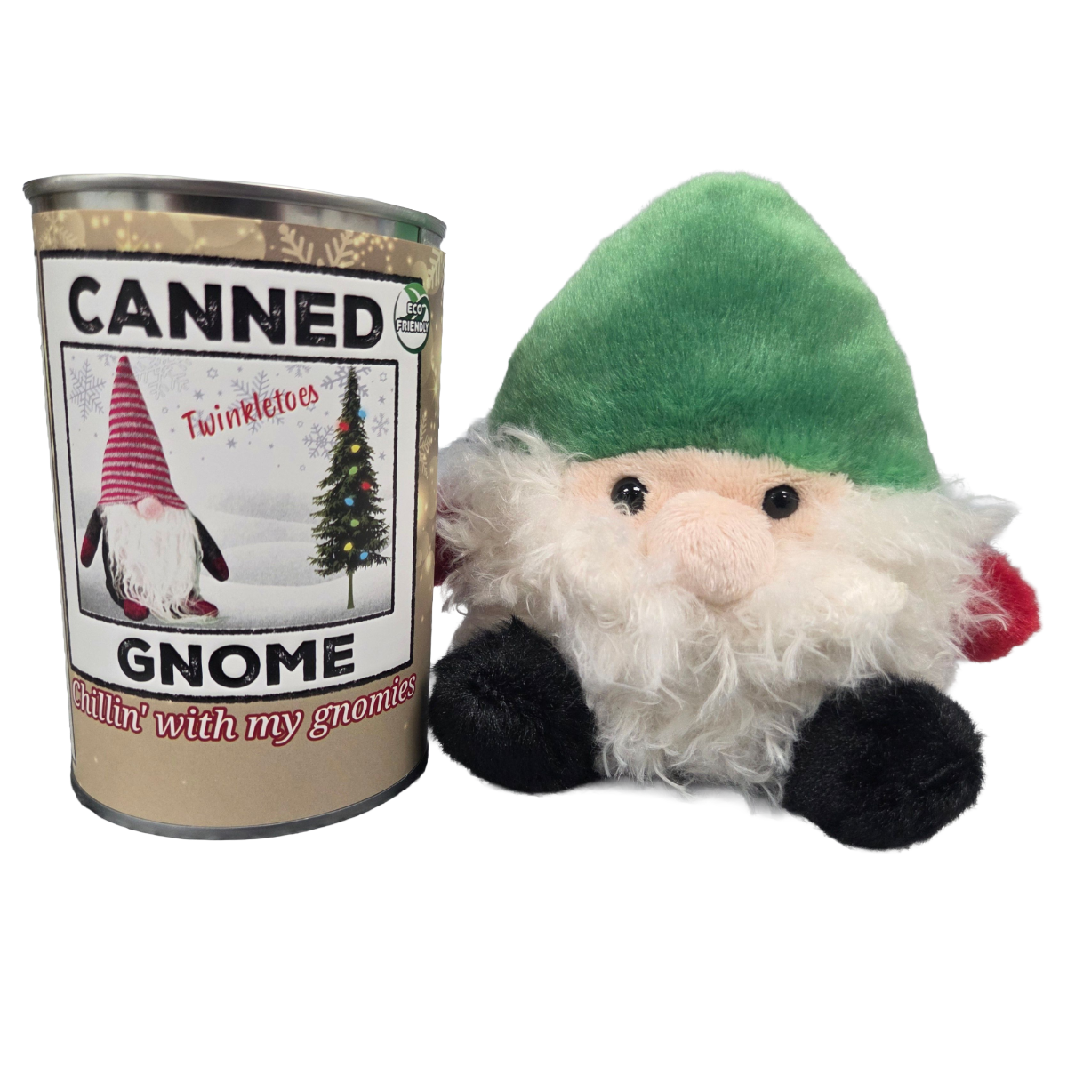 Canned Mountain Gnome – Idyllwild Forest Folk Plush Collectible in a Can