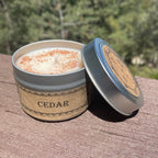 Cedar Botanical Candle Travel Tin