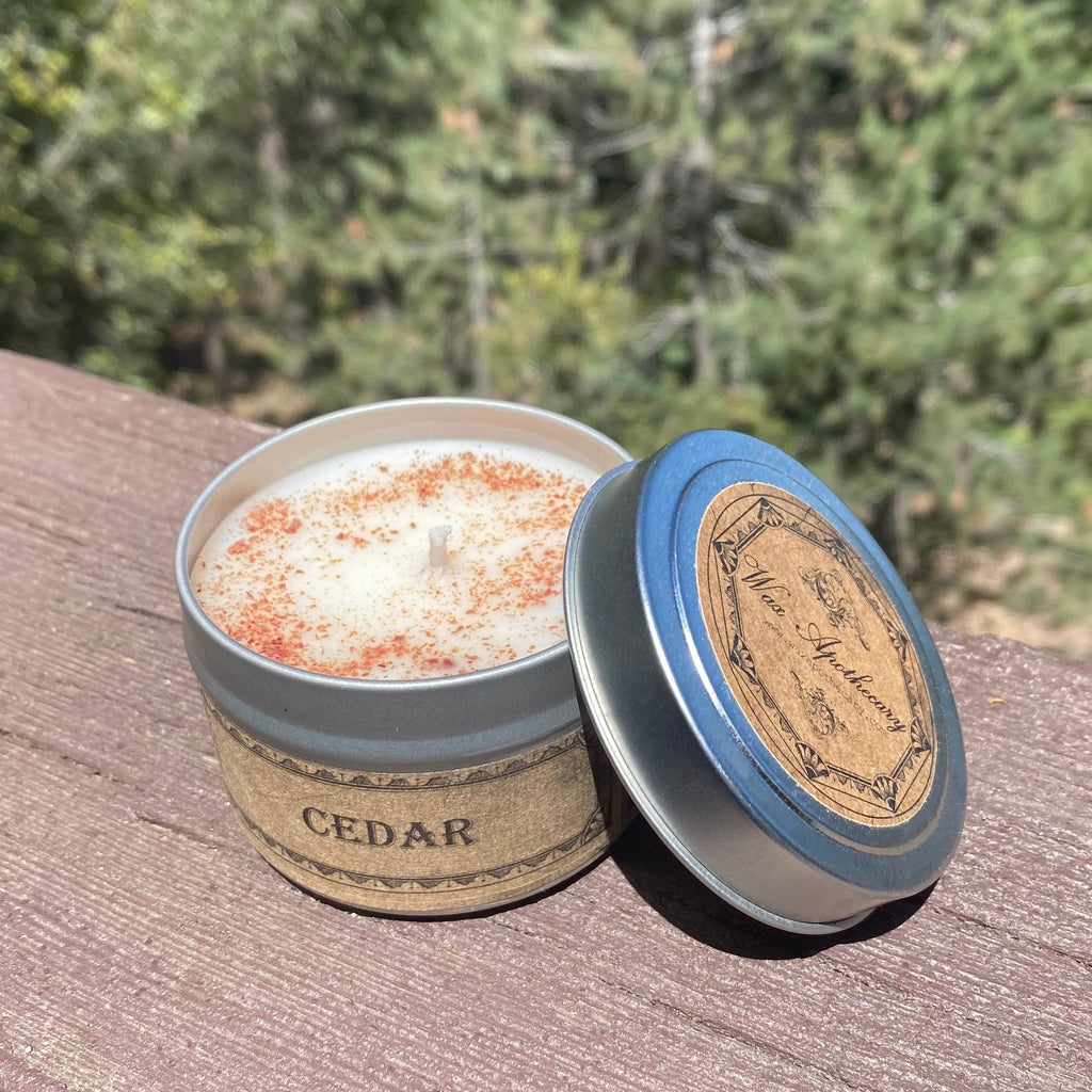 Cedar Botanical Candle Travel Tin