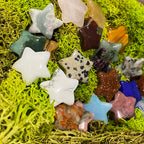 Star Hand-cut Crystal Gemstone & Stones (Assortment of 12) WHOLESALE