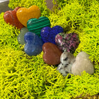 Heart Hand-cut Crystal Gemstone & Stones (Assortment of 12) WHOLESALE
