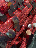 “Electric Opulence” Sequin Wrap Jacket