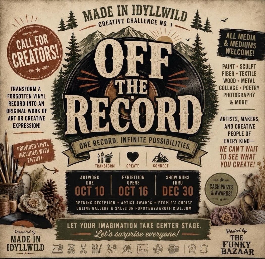 OFF THE RECORD — Creative Challenge Entry + Vinyl Record