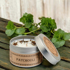 Patchouli Botanical Candle Travel Tin