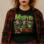 Misfits “The Attack” T-Shirt – Horror Punk Band Graphic Tee