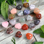 Heart Hand-cut Crystal Gemstone & Stones (Assortment of 12) WHOLESALE