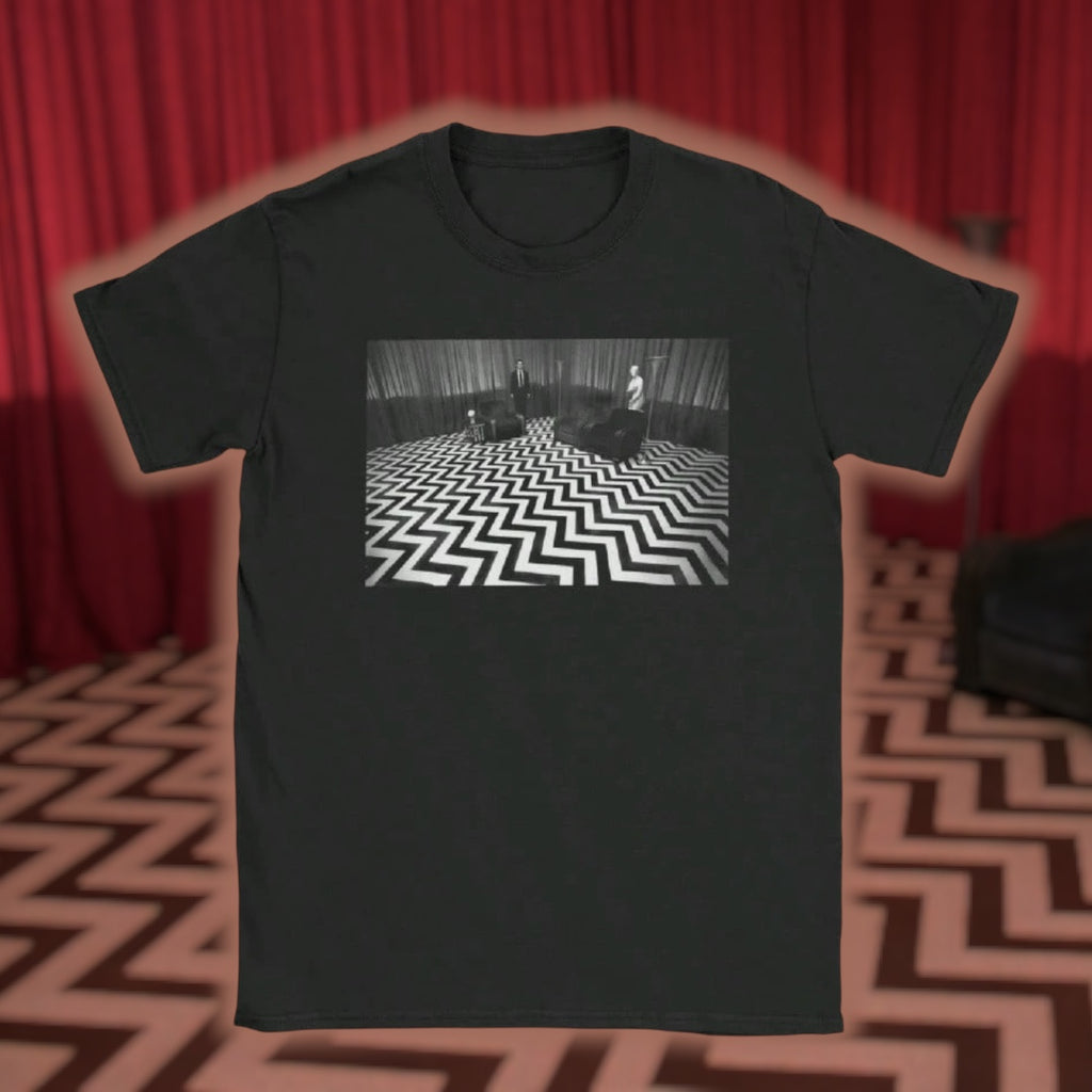 Twin Peaks Red Room T-Shirt – The Black Lodge “Waiting Room” Graphic Tee