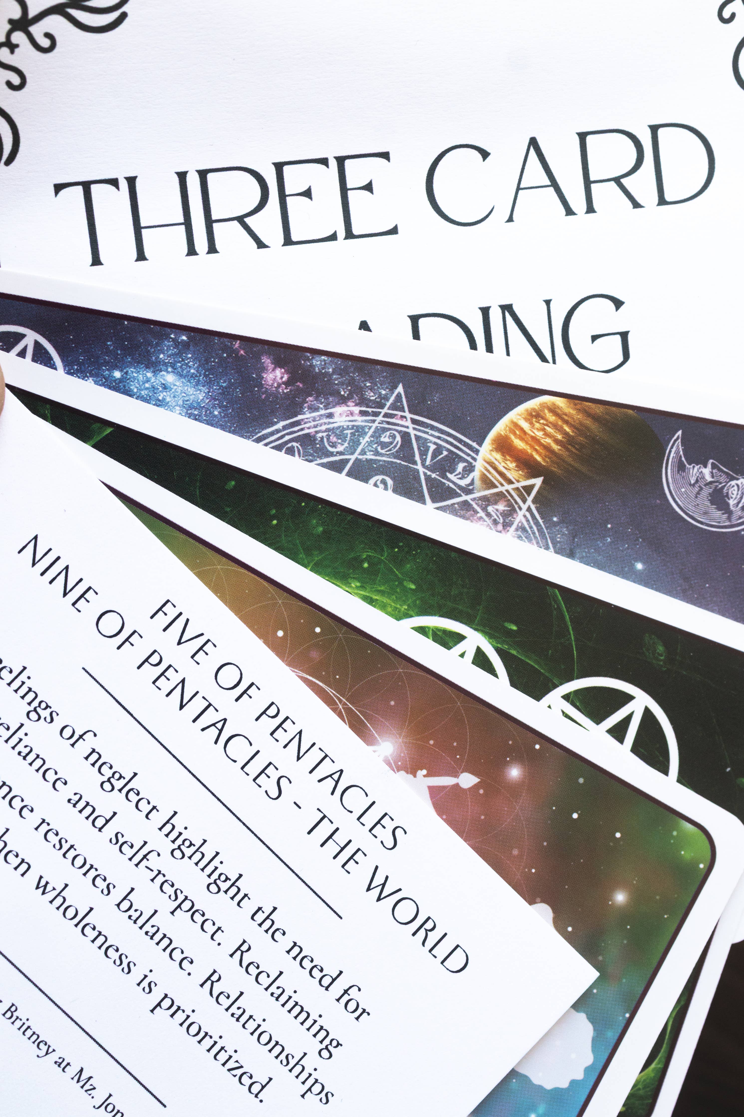 Three Card Tarot Reading