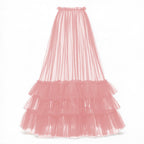 The Eternal Romance | Cascading Ruffle Tulle Maxi Skirt