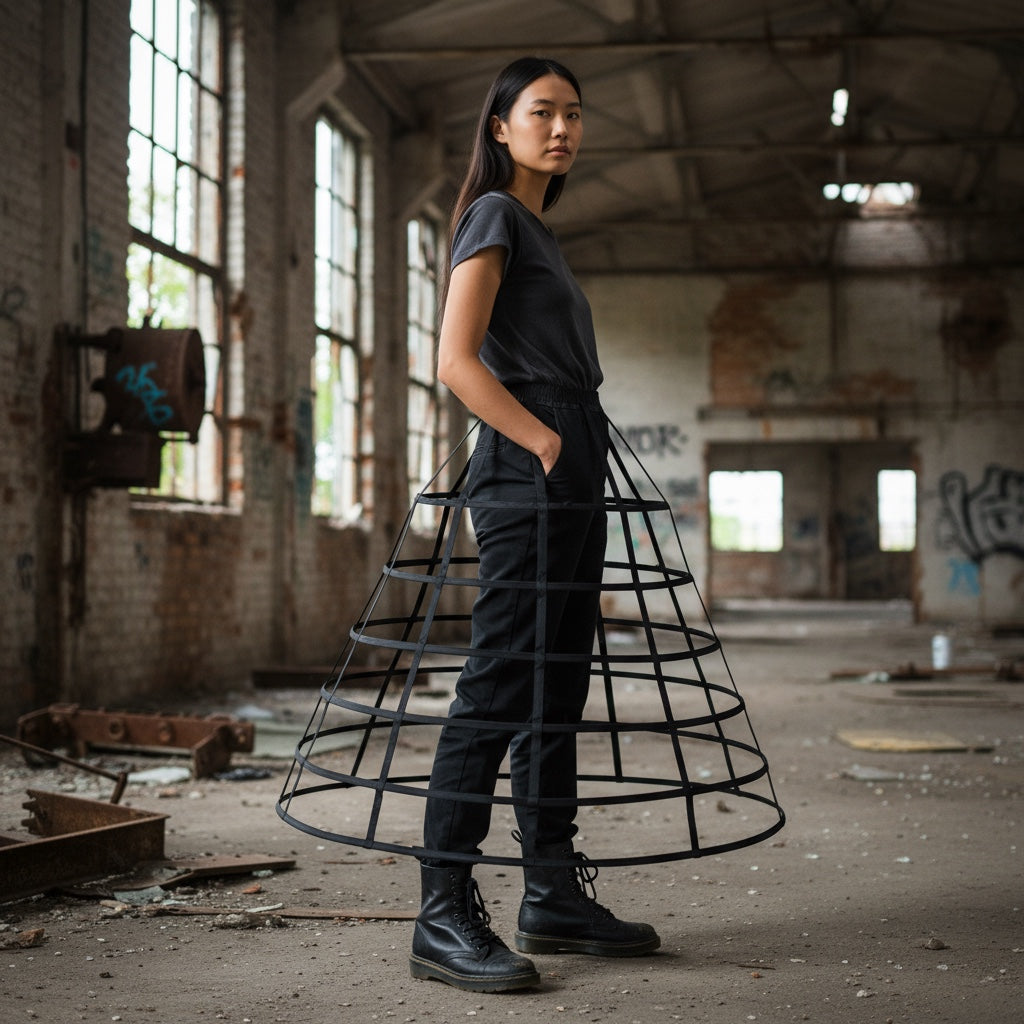 Crinoline Cage Hoop Skirt