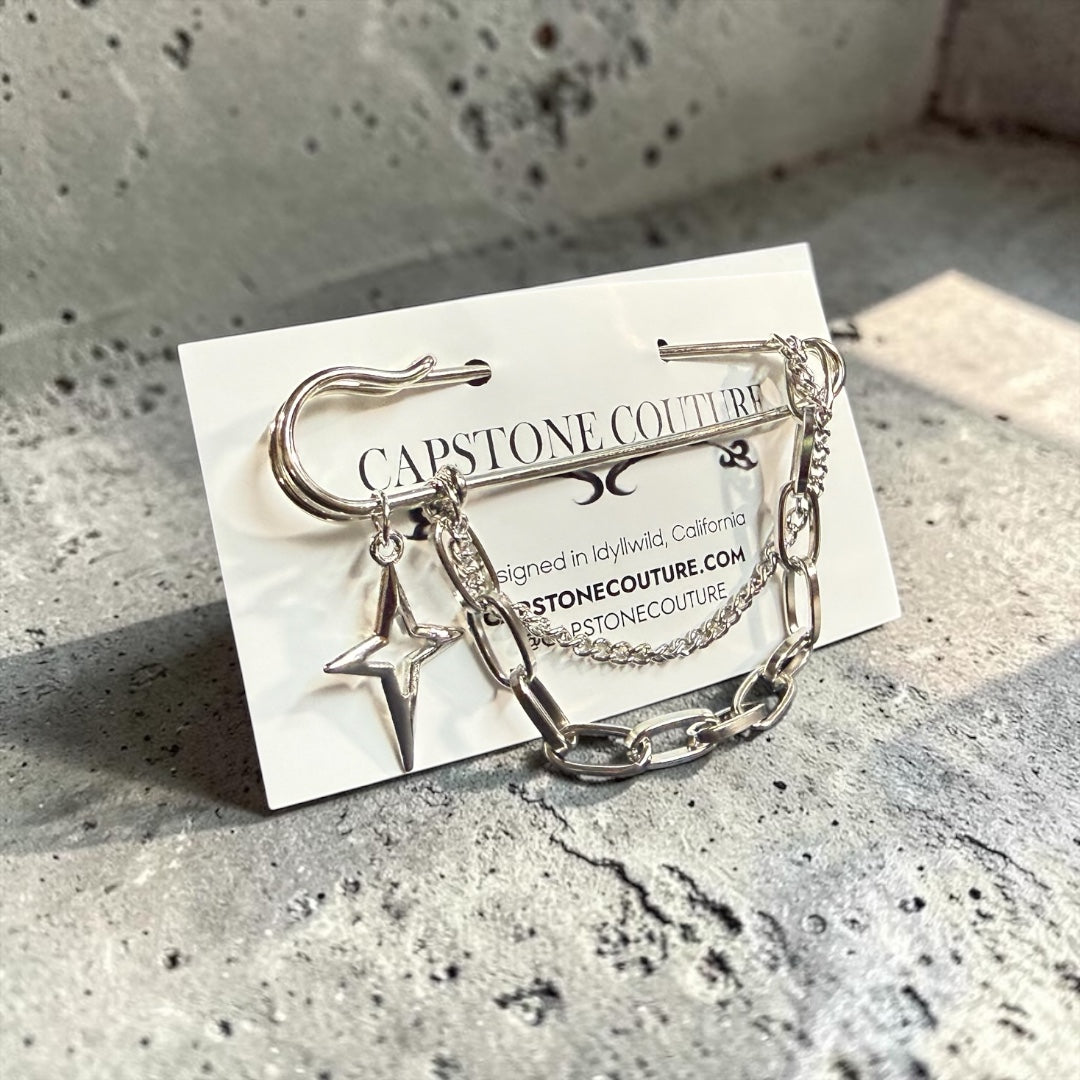 Punk Bricolage Fibula Fashion Pin – One of a Kind
