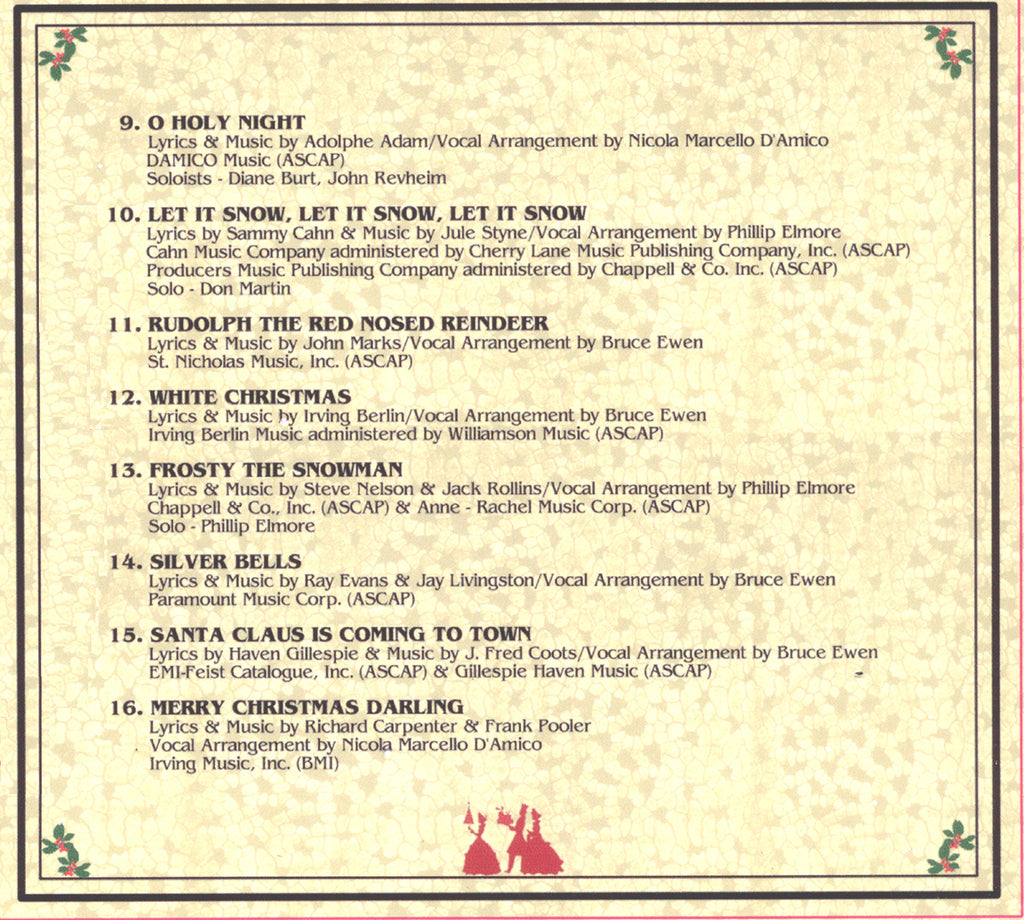 A Christmas Present from The Caroling Company CD
