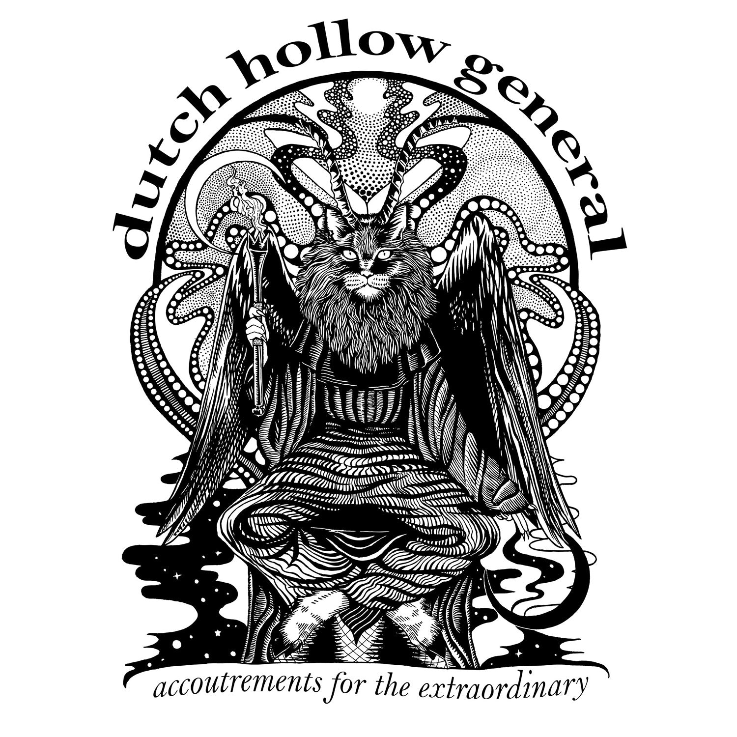 #205 Horned Cat Necklace by Emily Burton