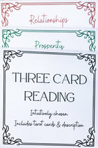Three Card Tarot Reading