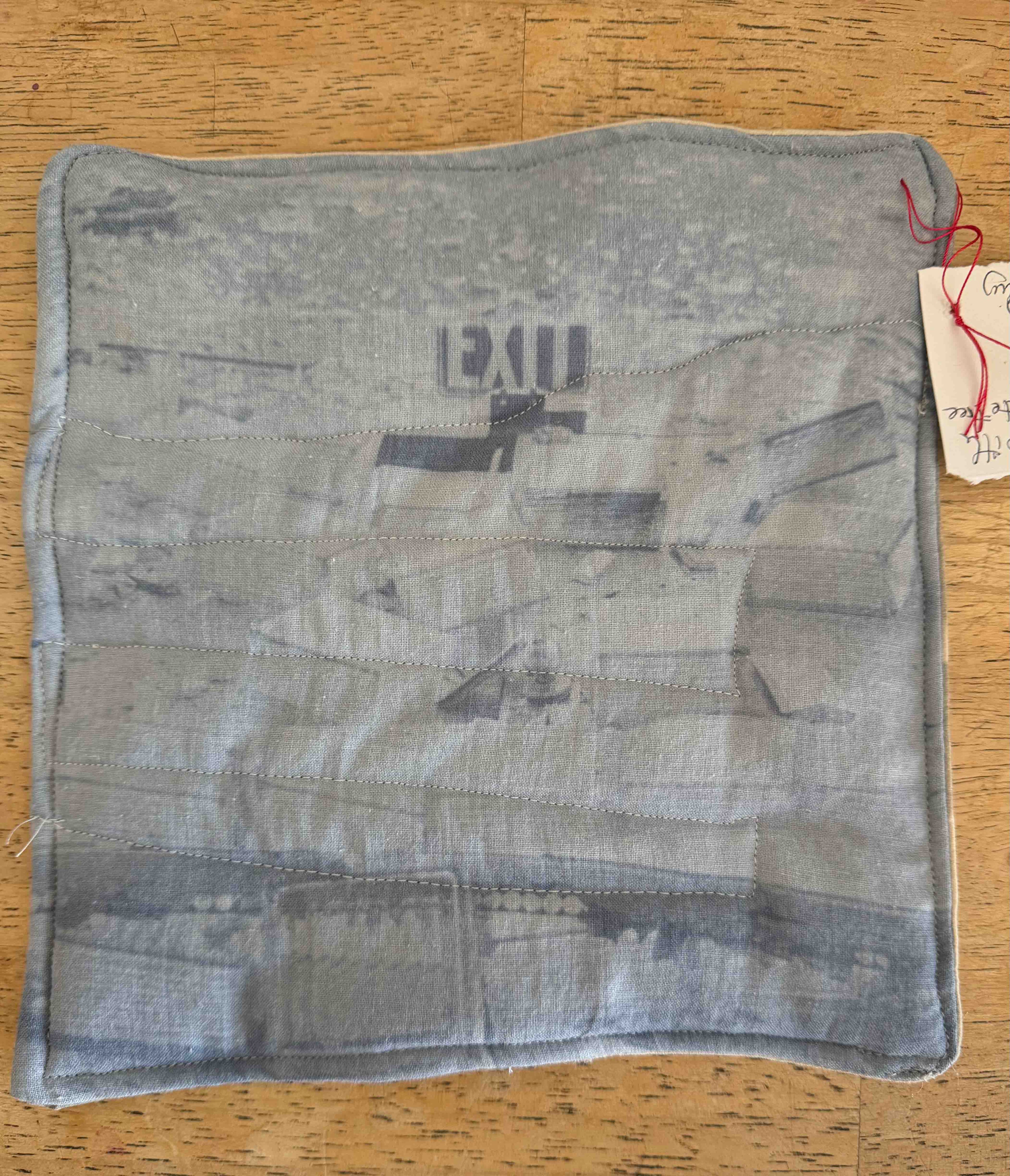 #302 Exit Potholder by Mallory Cremin