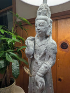 Vintage Kwan Yin (Guanyin) Lamp