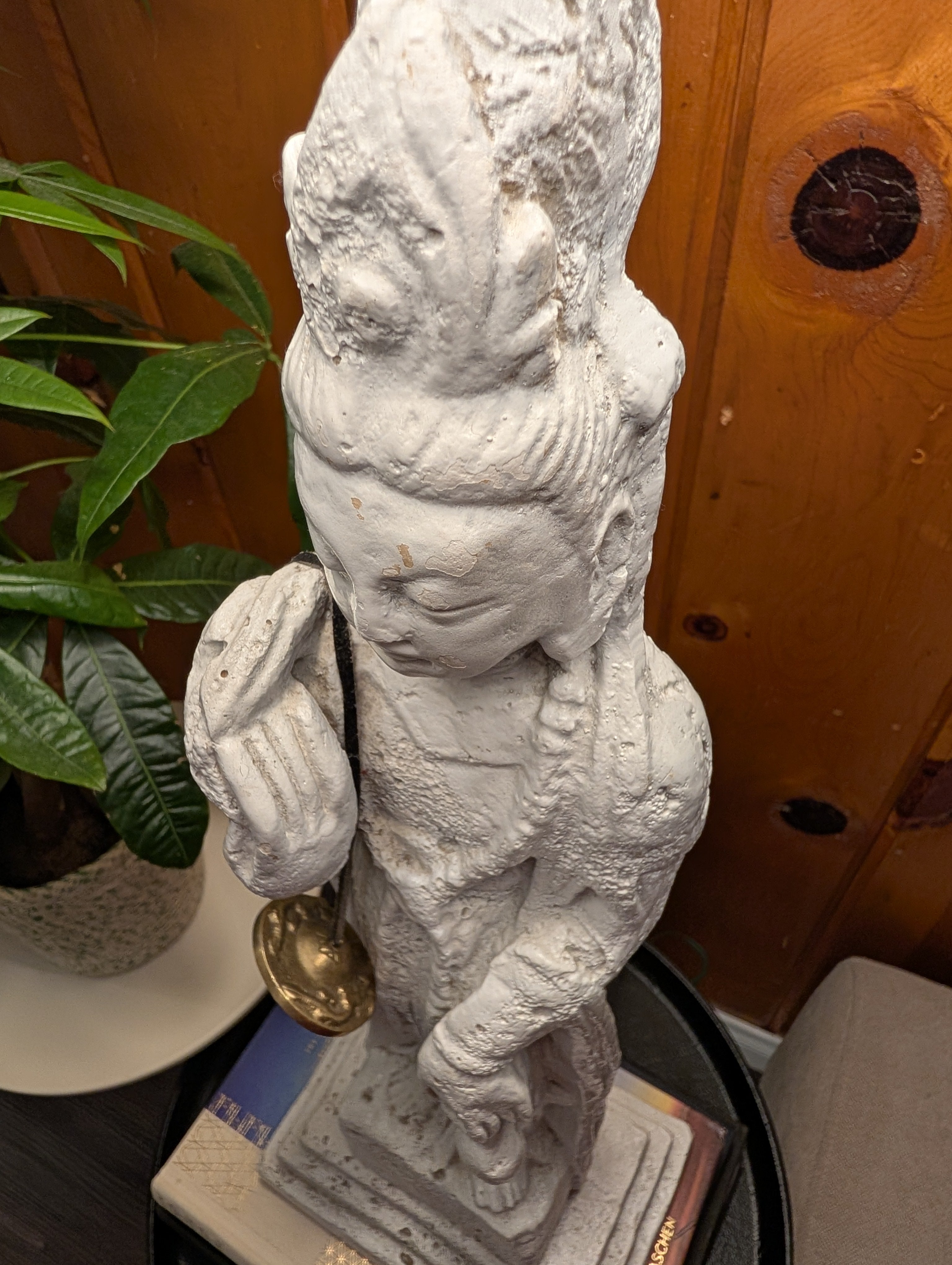 Vintage Kwan Yin (Guanyin) Lamp