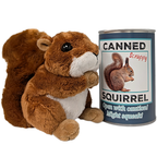 Canned Squirrel | Stuffed Animal Plush | Funny Jokes