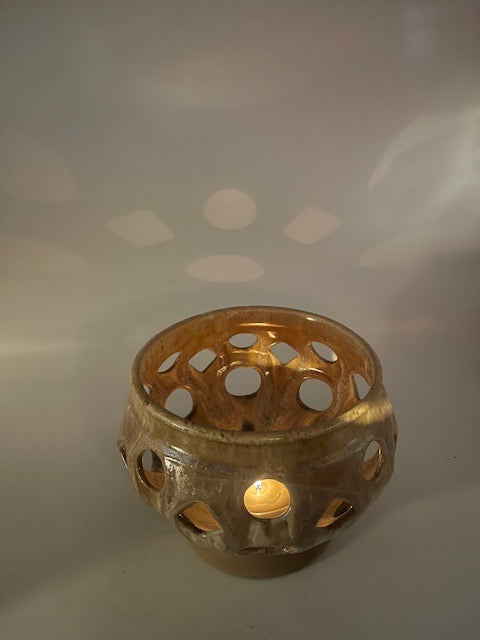 Set the Mood, ceramic candleholder by Helen Hixon