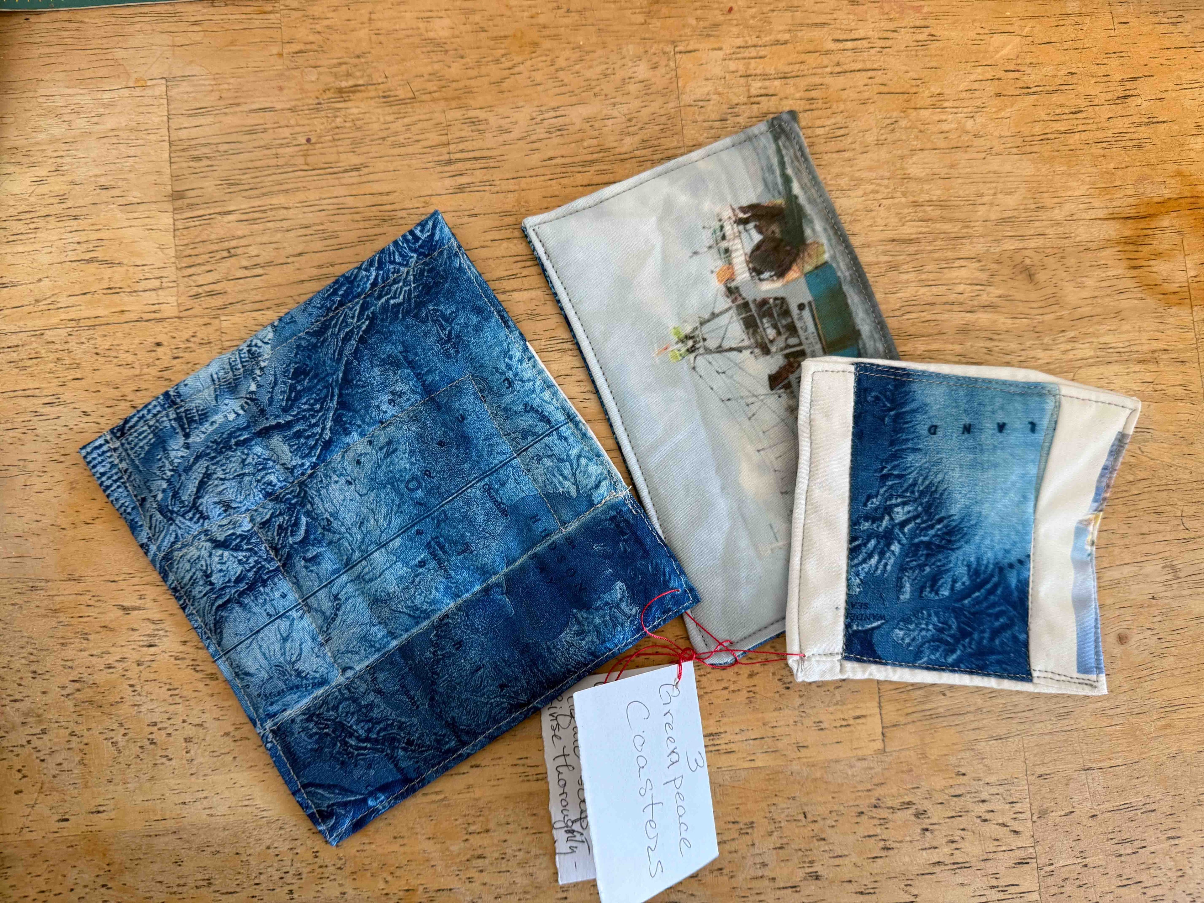 #307 Greenpeace Coasters by Mallory Cremin