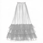 The Eternal Romance | Cascading Ruffle Tulle Maxi Skirt