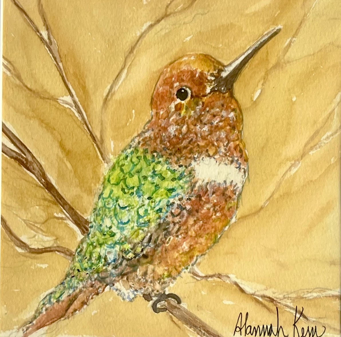 Greeting Card, Hand painted