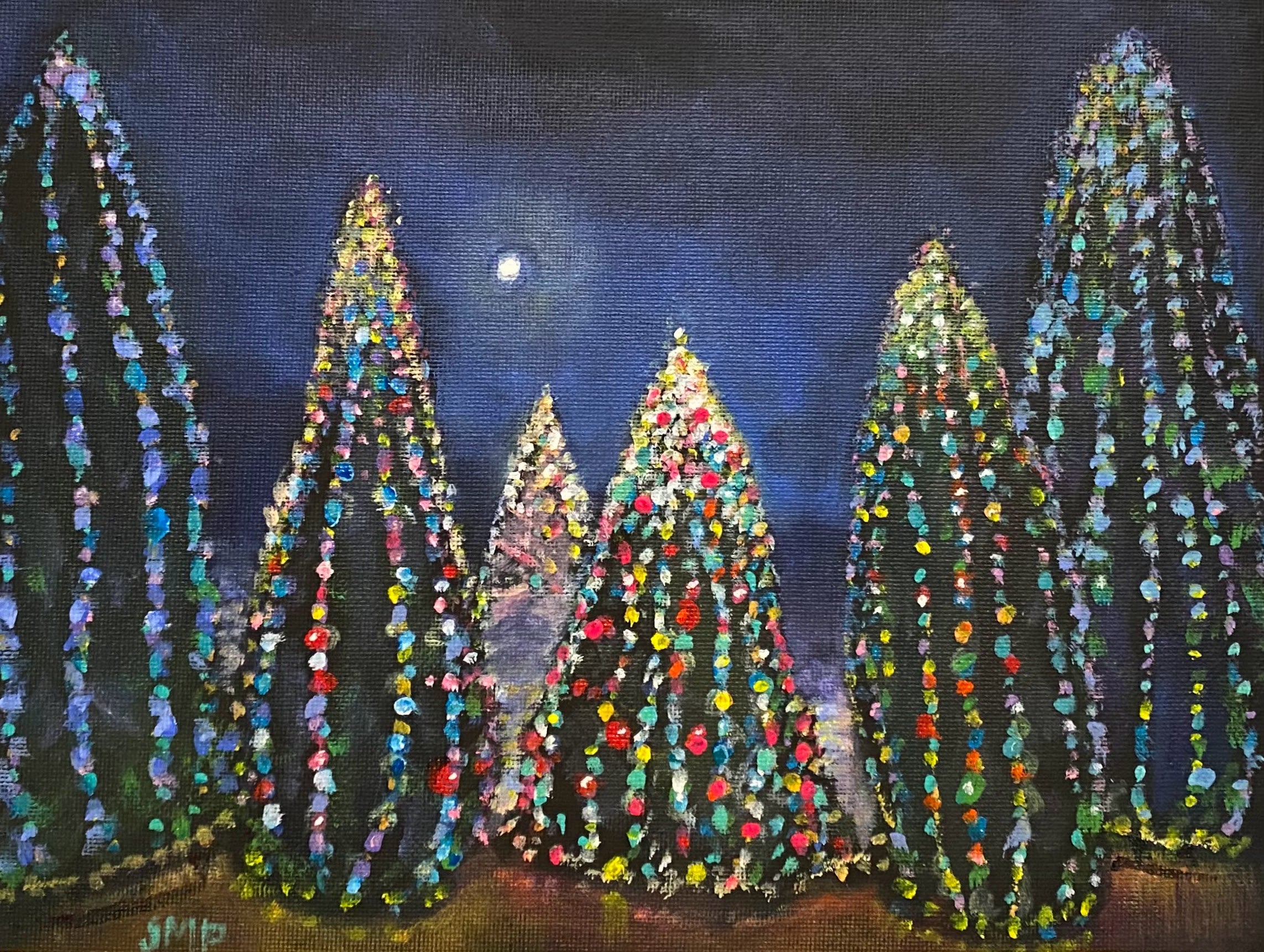Greeting Card, Idyllwild Christmas Lights