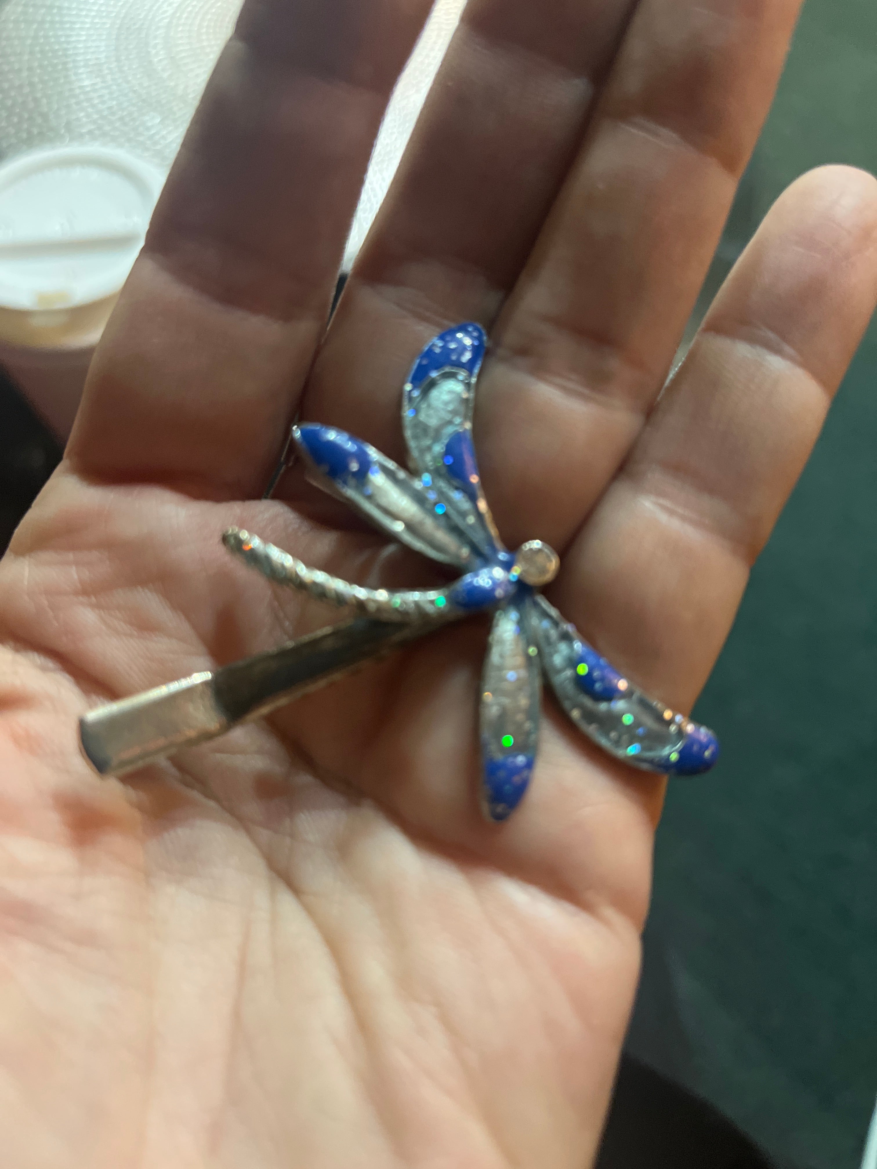 Vintage Dragonfly Barrette