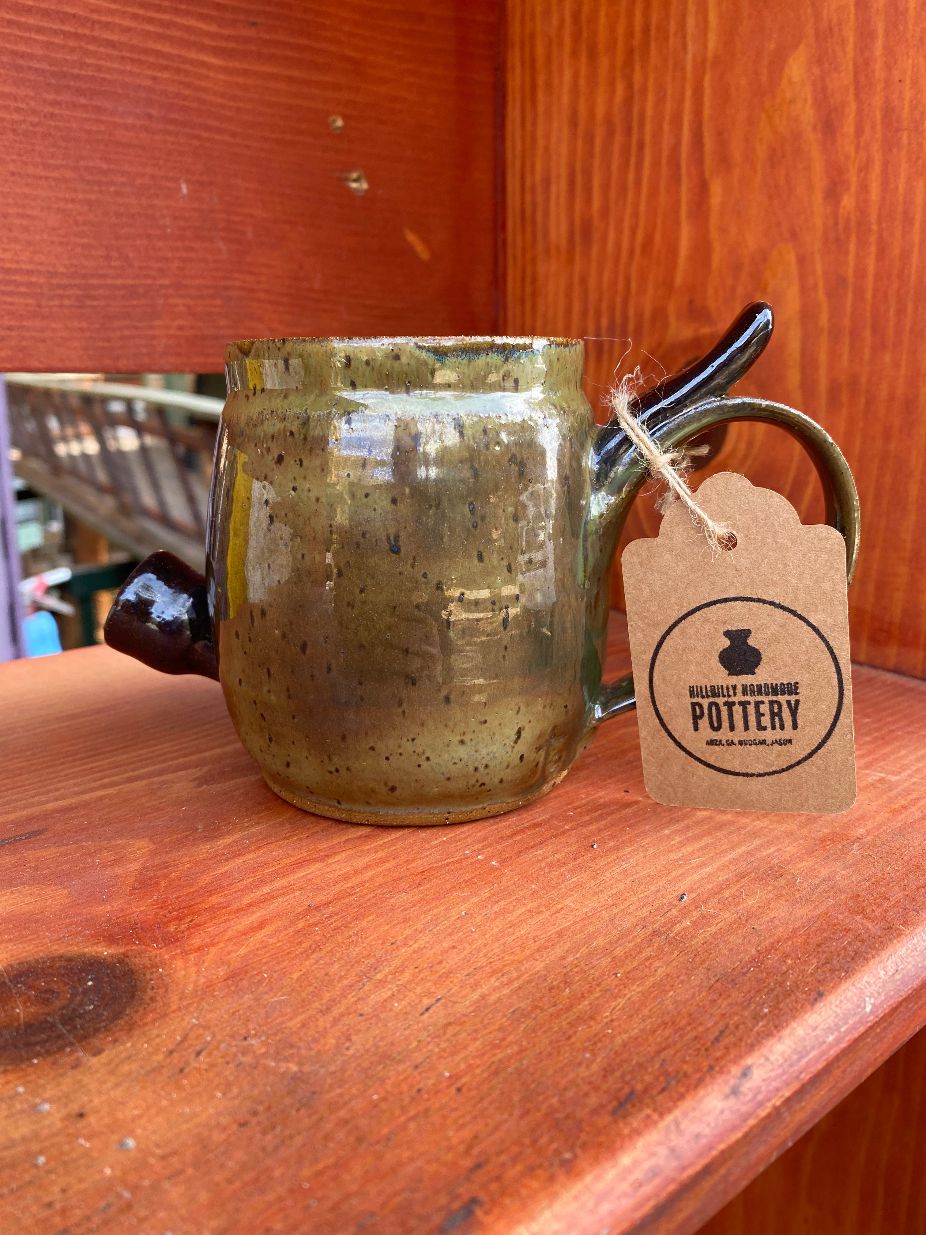 Coffee Mug, Wake and Bake, Water pipe / coffee mug double wall