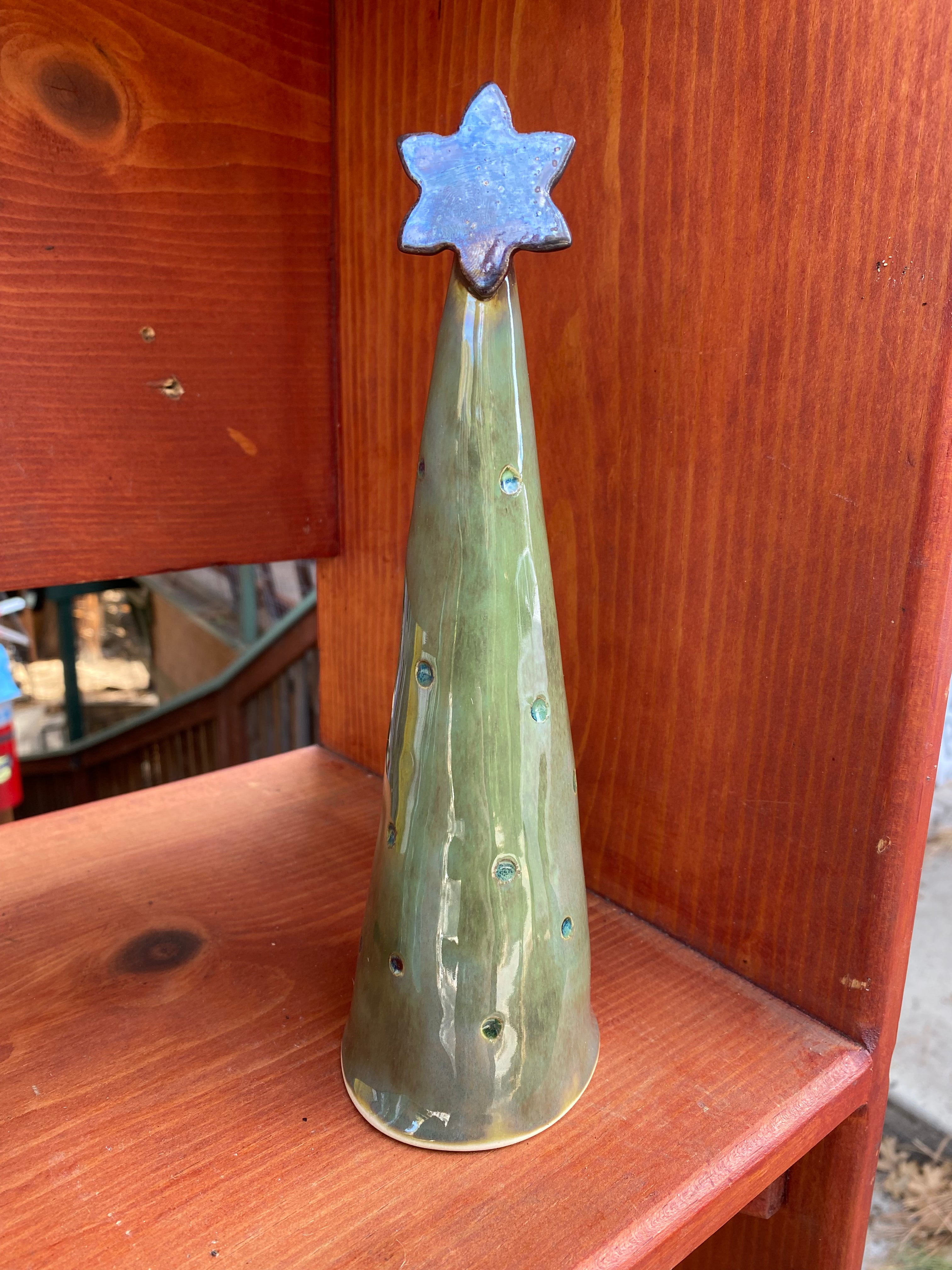 Christmas Tree Ceramic, Hand made