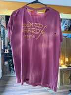 Vintage Thrashed Ed Hardy Spiderweb Skull T-Shirt | The Funky Bazaar