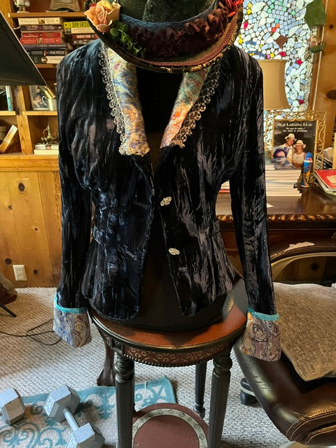 Blue Velvet Jacket