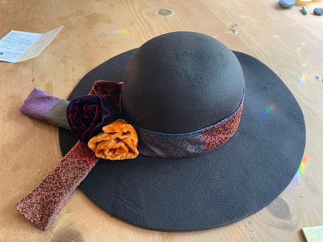Black felt hat