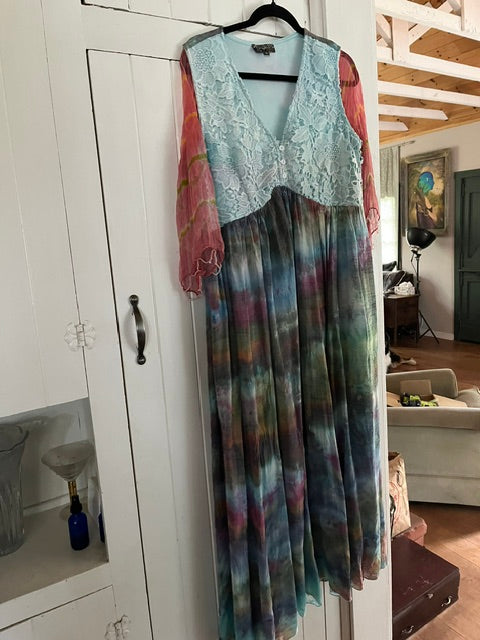 tie dye fairy dress