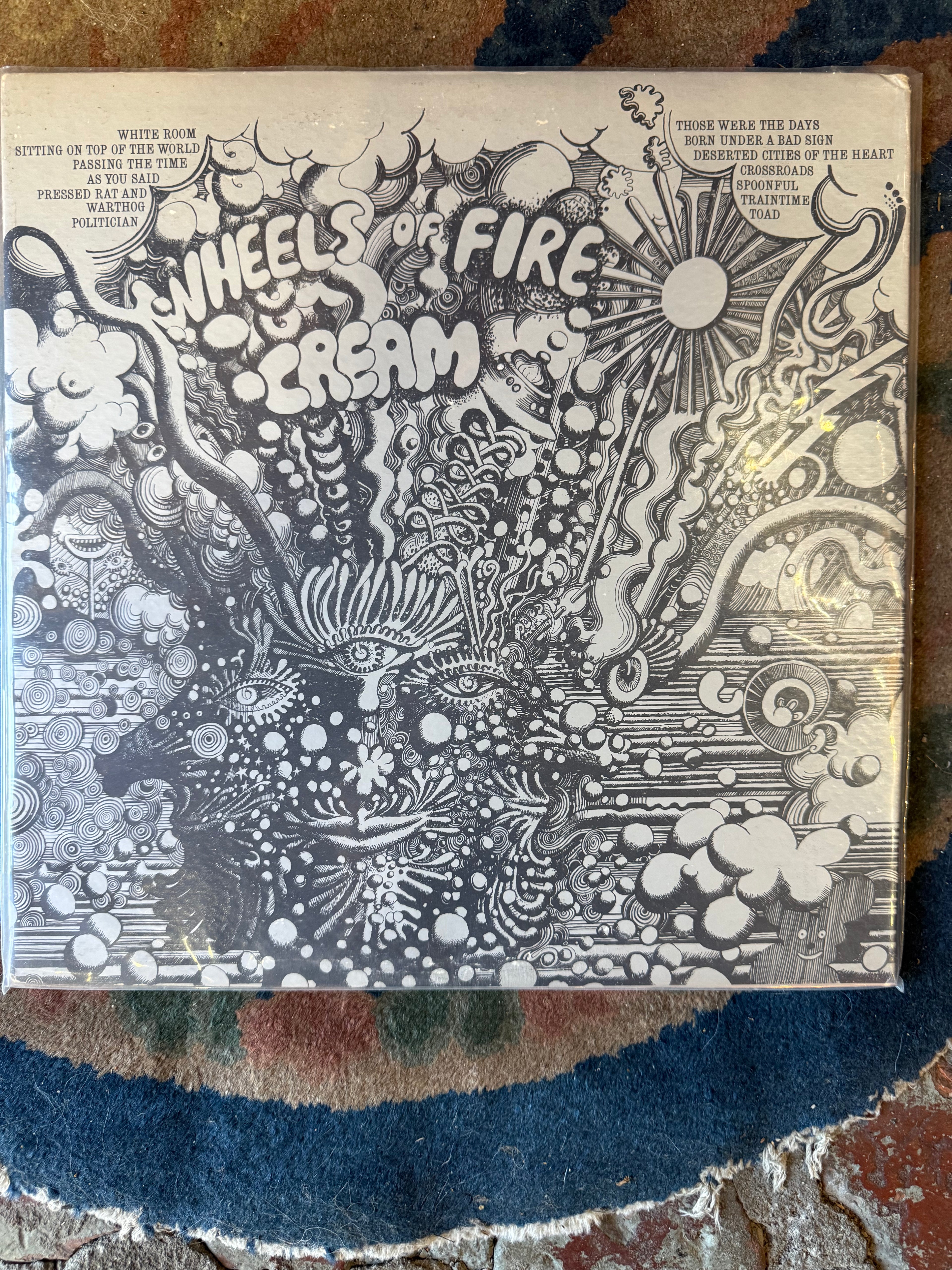 Shop an original 1968 US first pressing 2LP of Cream’s Wheels of Fire (ATCO SD 2-700). Customatrix Pitman pressing featuring studio classic "White Room" and legendary live tracks like "Crossroads."