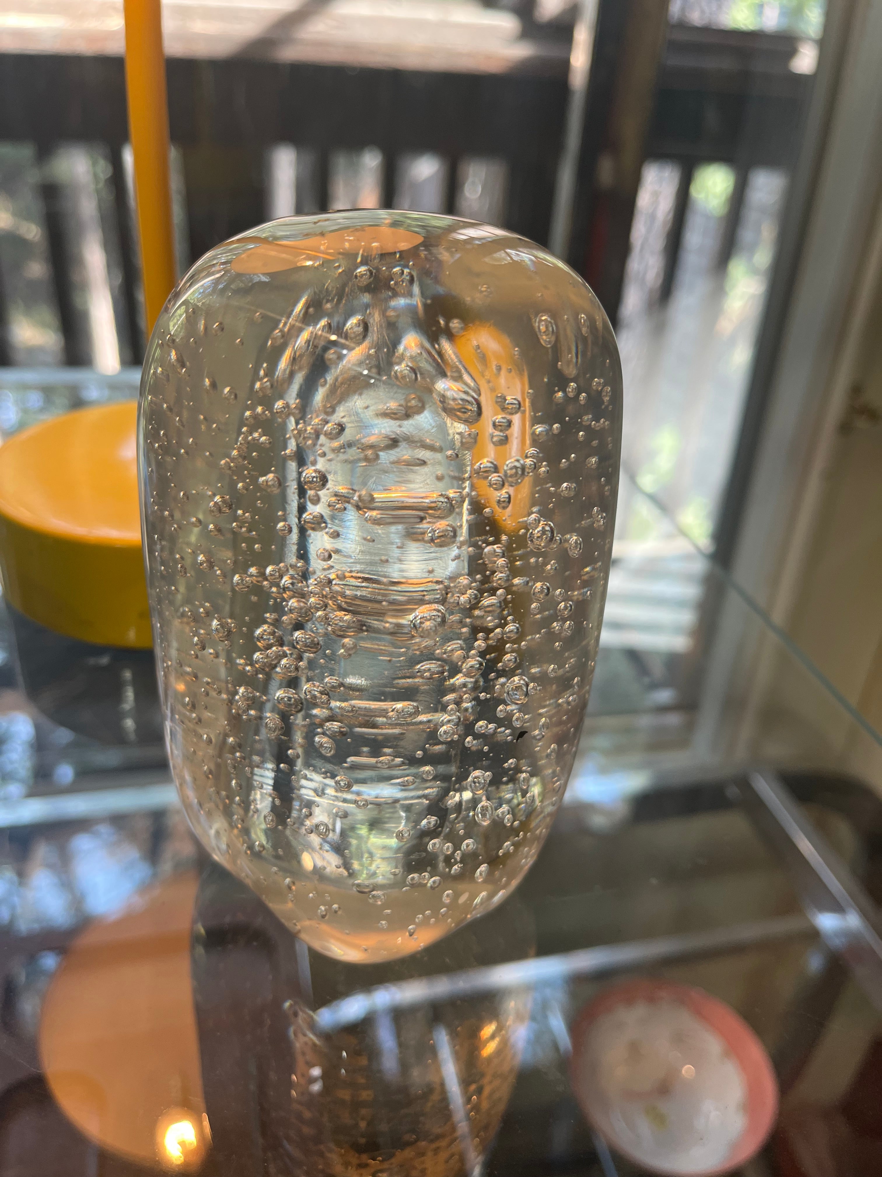 Vintage Murano Controlled Bubble Glass