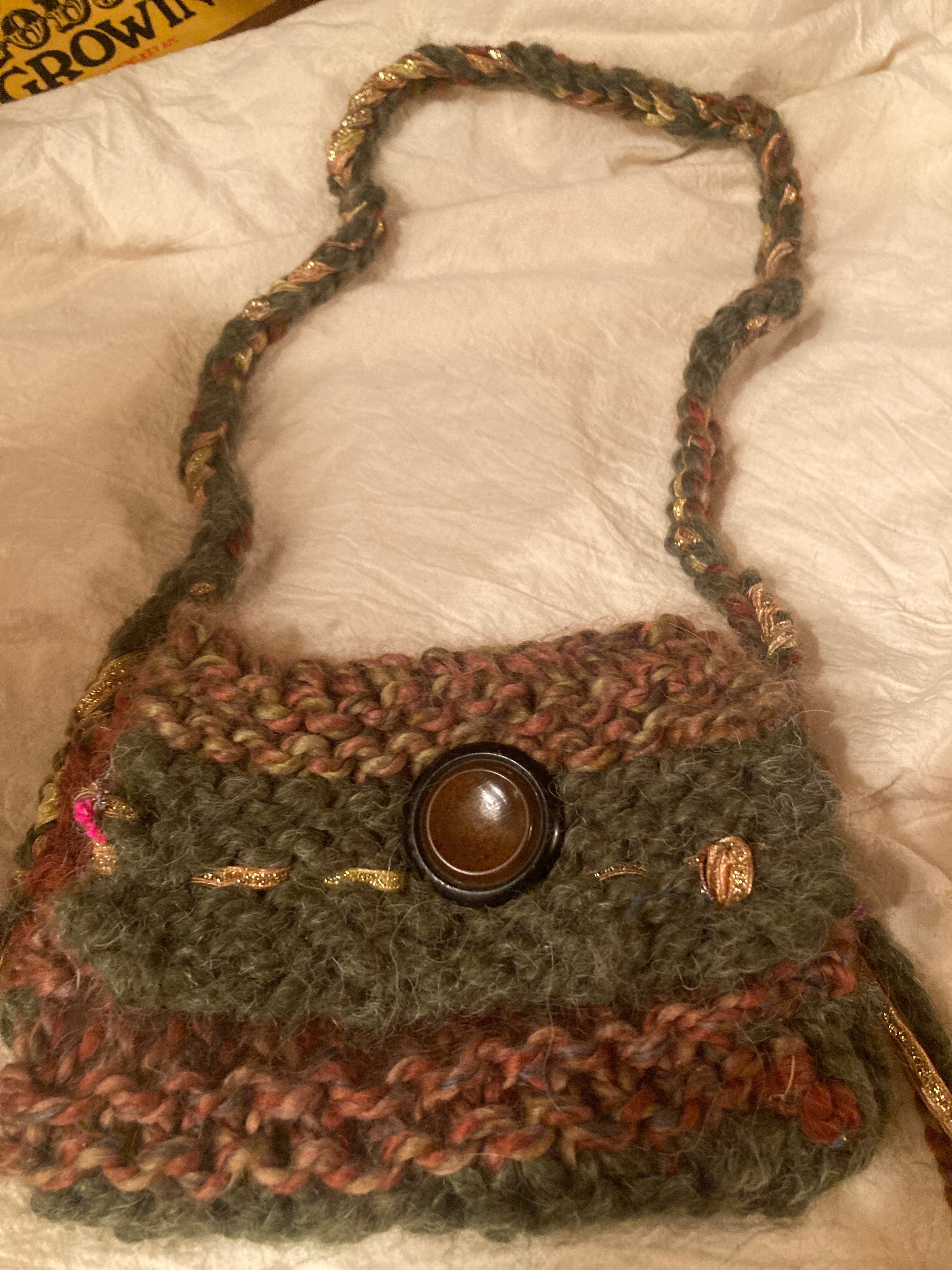 Hand Knitted Purse