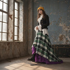 The Highland Wanderer | Heritage Plaid Maxi Skirt