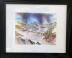 1,000 Island Lake, watercolor painting