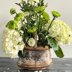 Urban Decay Flower Brick - Ceramic Flower Vase -Dandelion Wishes -Page Kelly