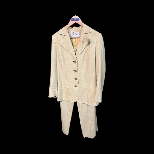 Exquisite Vintage Bullock’s Yellow Women’s Suit