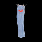 1970’s Flare “Disco Jeans” with Red Trimmed Back Pockets